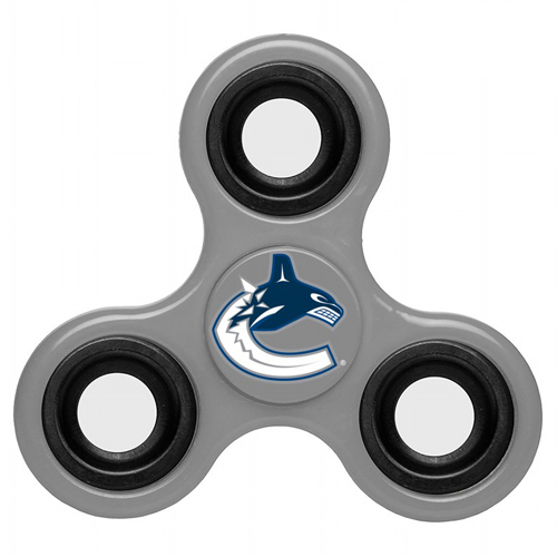 NHL Vancouver Canucks 3 Way Fidget Spinner G117 - Gray - Click Image to Close